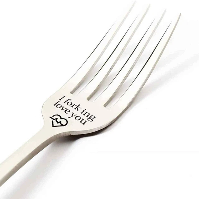 Mothers Day Gifts from Daughter Son Husband Dinner Fork I love you