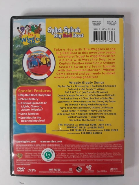THE WIGGLES SPLISH Splash Big Red Boat DVD 2007 11 99 PicClick CA THE WIGGLES SPLISH Splash Big Red Boat DVD 2007 11 99 PicClick CA
