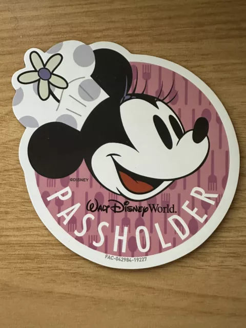 AUTHENTIC Chef Minnie Walt Disney World Annual Passholder Magnet | WDW AP Magnet