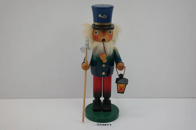 Räuchermann Räucherfigur Berufe "Nachtwächter" aus Holz 24cm #224871