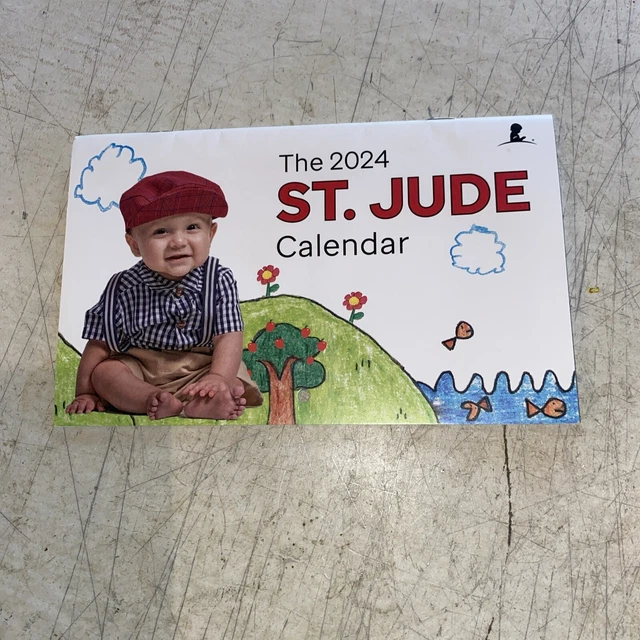 ST. JUDE 2024 Calendar Drawings & Pictures 2.95 PicClick