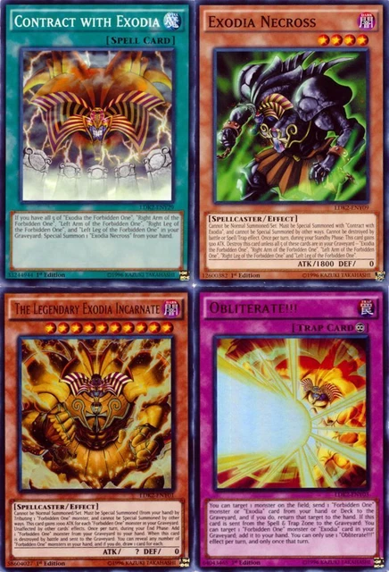 YuGiOh LEGENDARY DECKS 2 Yugi/Exodia Kaiba/Blue eyes Joey/Red Eyes
