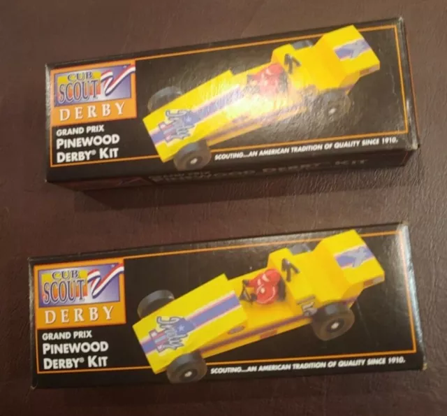 Lot of Cub Scout 2 Grand Prix 2 Partial Pinewood Derby Cars 1622 Space Kit  1694