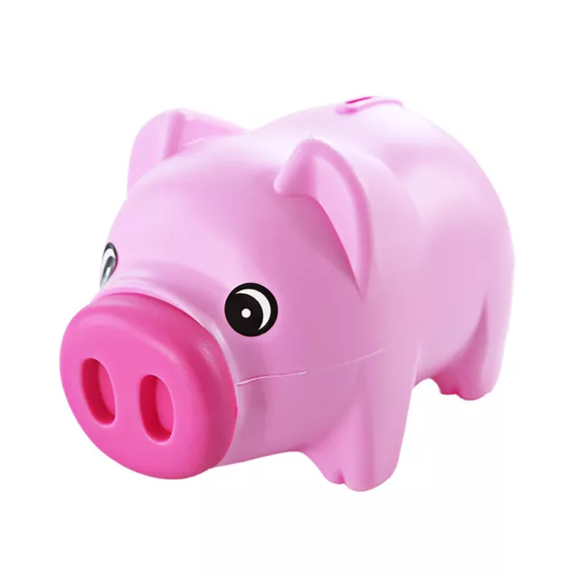 Save Openable Box Coin Money Piggy Bank Toy Kids Gift Pig Cash Tin Plastic Cute 3
