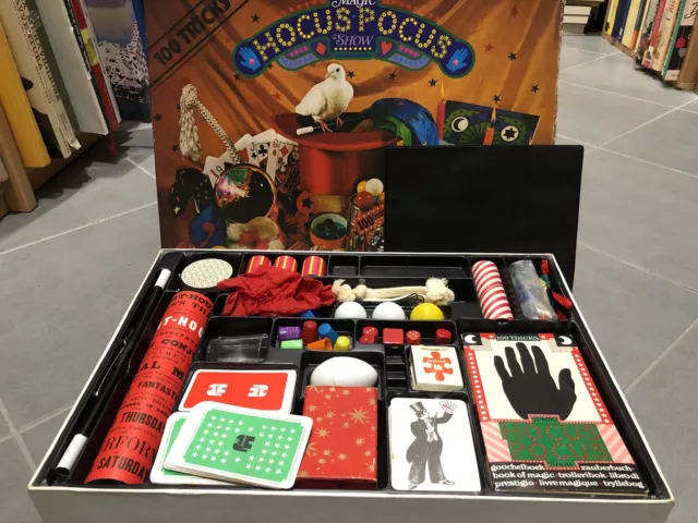 HOCUS POCUS MAGIC SHOW Scatola magica 25 Tricks – Jumbo 1975 Magia No Silvan