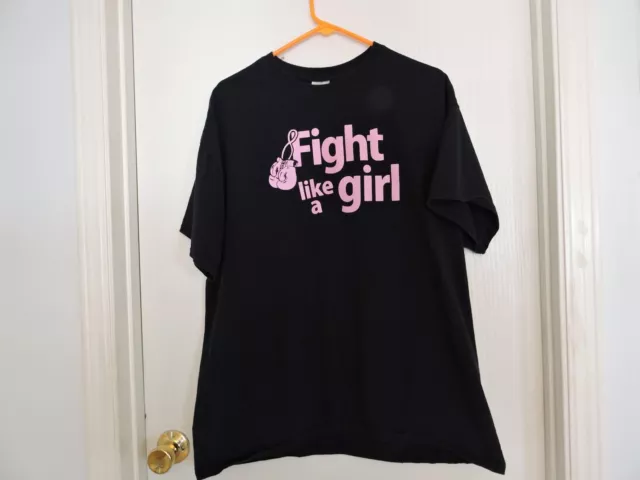 Fight like a girl breast cancer t-shirt XL Fight like a girl breast cancer t-shirt XL