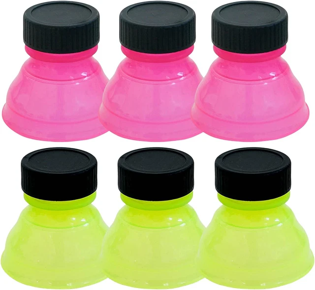 Pop Can Lids Can Bottle Top - 6 Pcs Bottle Tops for Cans,Can Tops for Soda,Soda