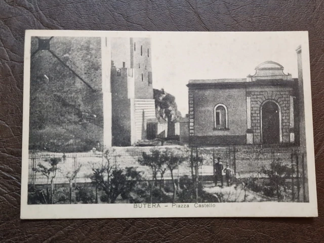 Cartolina Butera - Piazza Castello Fp/vg 1936