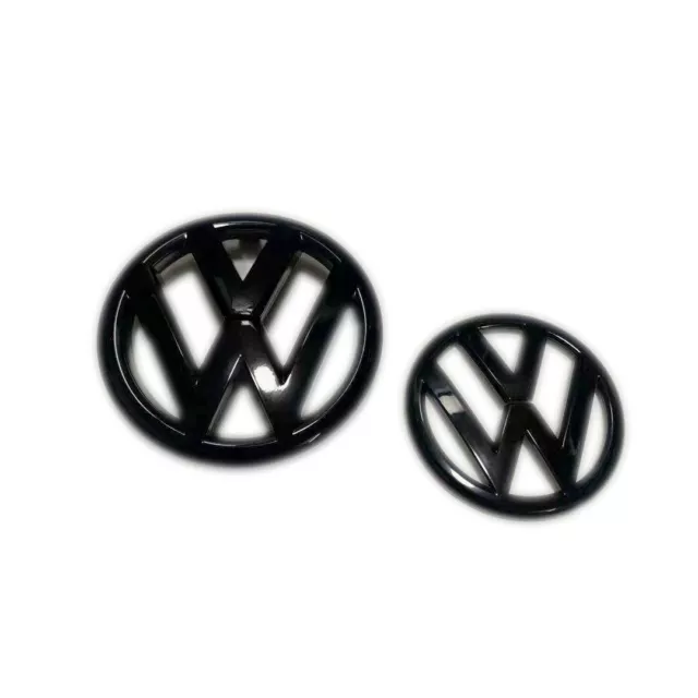 Glossy Black Front and Rear Badge Emblem for VW Volkswagen MK6 GTI GOLF6 set