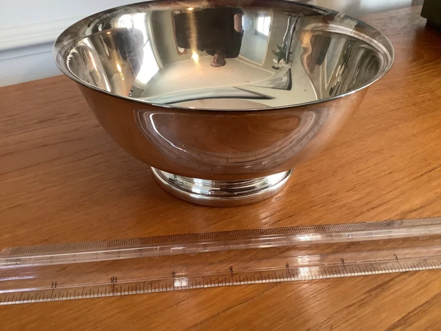 GORHAM EP YC779 Silver Plate H x Dia Step Footed Serving