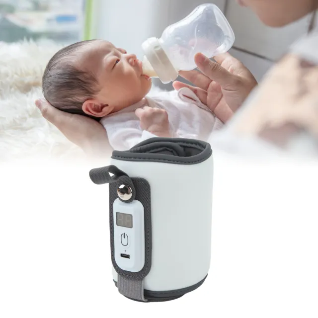 Portable Travel Milk Bottle Warmer Electric Baby Bottle Warmer 5 Temp Heat St1