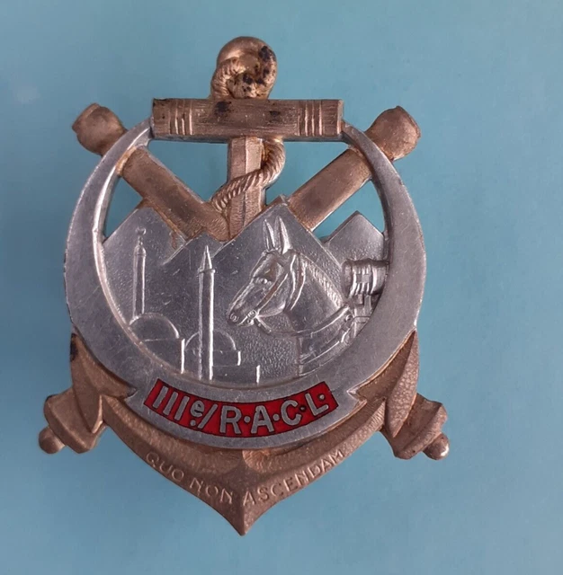 INSIGNE 3ÈME GROUPE du Régiment d’Artillerie Coloniale du Levant, III