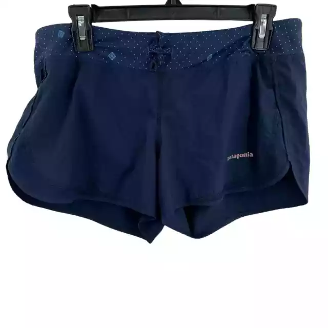 Patagonia Navy Blue Womens Strider Shorts Size Medium