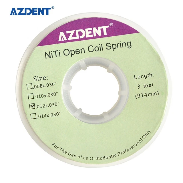 Dental Niti Open Coil Springs Orthodontic Abiertos Dia.012 Inch 0.012*030" 914mm