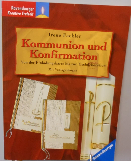 KOMMUNION KONFIRMATION TOLLES DIY Buch Ideen Basteln Einladungskarten ... KOMMUNION KONFIRMATION TOLLES DIY Buch Ideen Basteln Einladungskarten ...