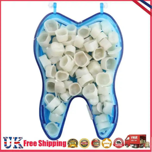 1 caja de dientes corona dental de resina de porcelana corona dental temporal (2 *Z)