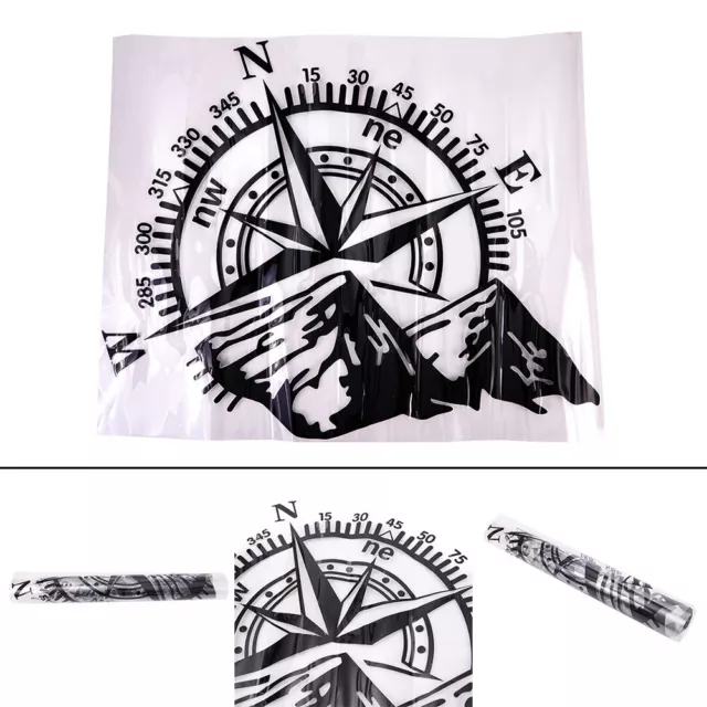 Mountain-Compass Large Vinyl Car Bonnet Side Stickers Van Decal Camper Caravan 3