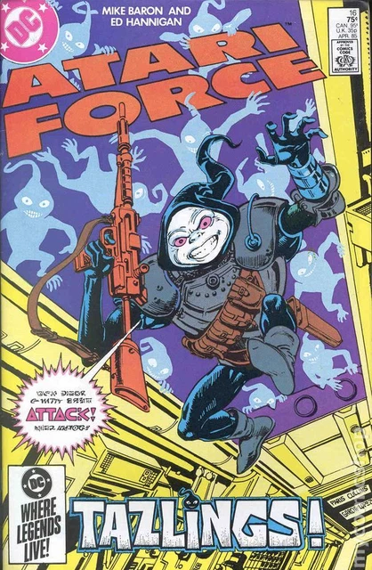 Atari Force #16 VG 1985 Stock Image Low Grade