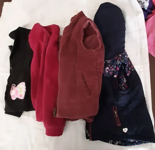 Girls Size 6 Winter Jackets X 4, Very Good Condition