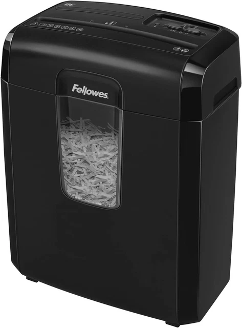 Fellowes Powershred 8C Personal 8 Sheet Criss Cross Paper Shredder for Home Use