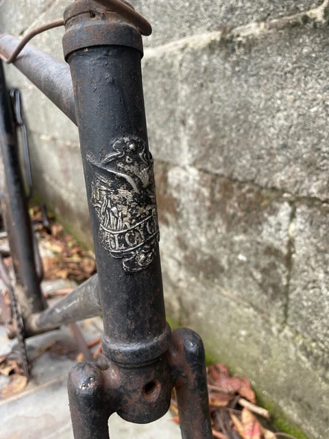 Cadre Ancien Vélo Course 1900 – Vélo Ancien, Pièce Détachée Ou Collection, Authentique