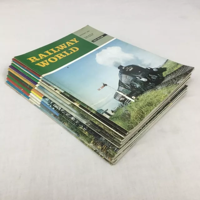 Railway World Magazines Job Lot Bundle of 12 Issues 1970 1971 1972 1973 Editions