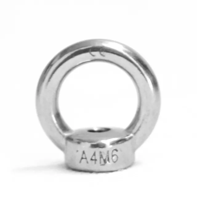 Stainless Steel Eye Nuts DIN582 M6 Marine Grade Anchor point AISI316