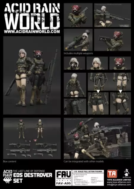 (In Stock) TOYS ALLIANCE x Acid Rain 1:18  FAV-A95 Eos Destroyer Figure Set