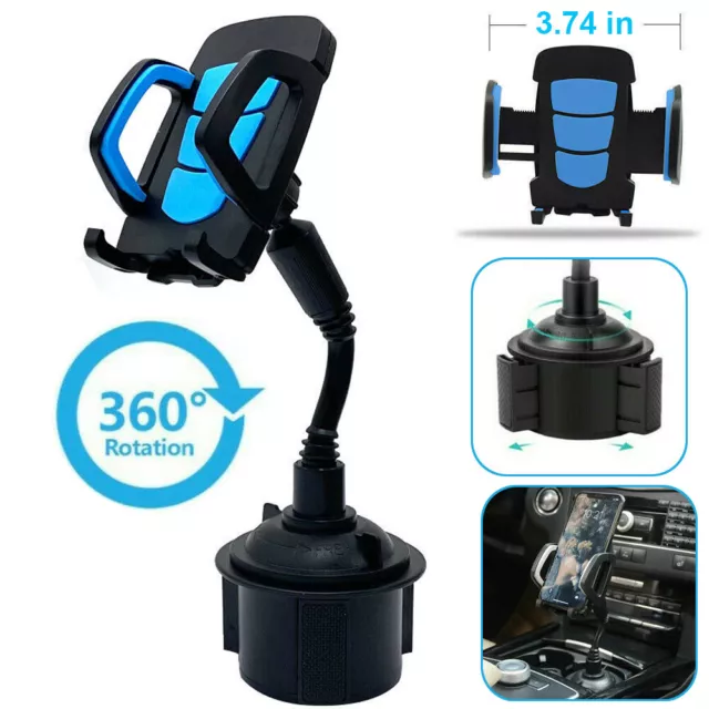 Upgraded Version Adjustable Car Cup Stand Car Holder Mount Cradle For Cell Phone