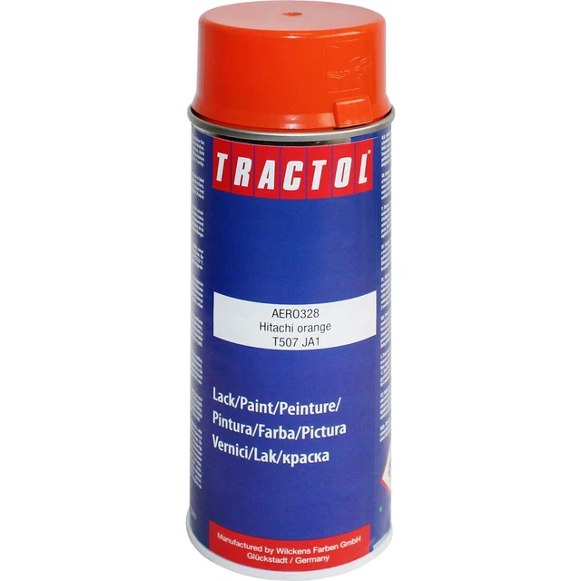 Tractol Paint 400ml Bomboletta spray Hitachi arancione