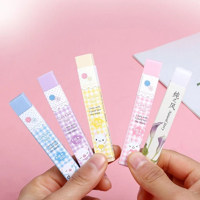 Office Supplies Long Strip Eraser Writing Drawing Erasers Stationery Tools