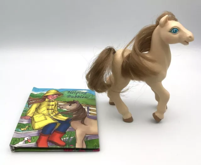 FISHER PRICE LOVING Family Friendship Pony BUBBLES HORSE Book Stable