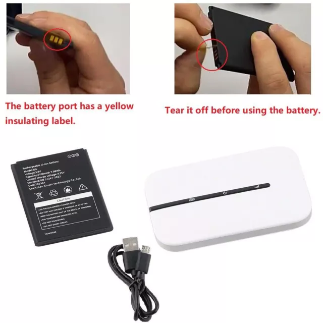 Unlocked 4G LTE Mobile Broadband WiFi Wireless Router Hotspot Tool Portable MiFi