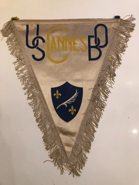 ancien Grand FANION pennant wimpel )) AS LORENTEGGIO MILANO * ITALIA