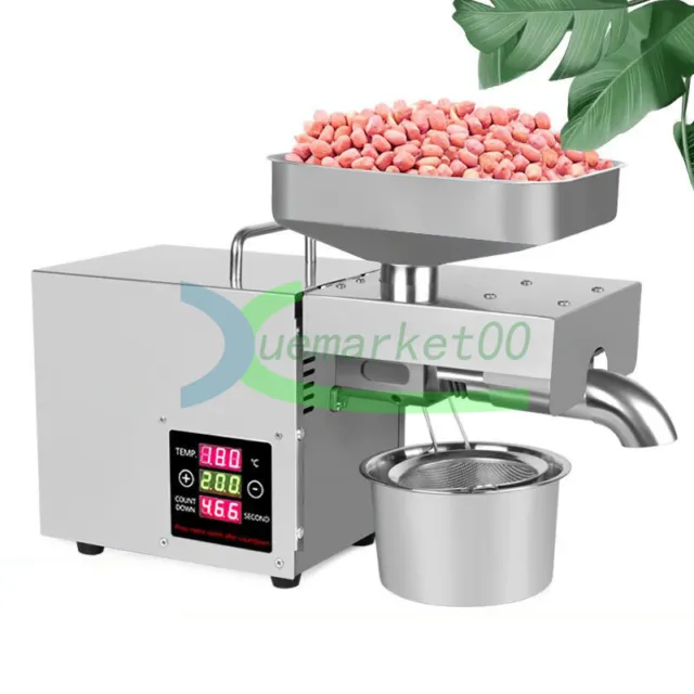 T6W Automatic Oil Press Machine Oil Extraction Extractor Expeller Olive Peanut