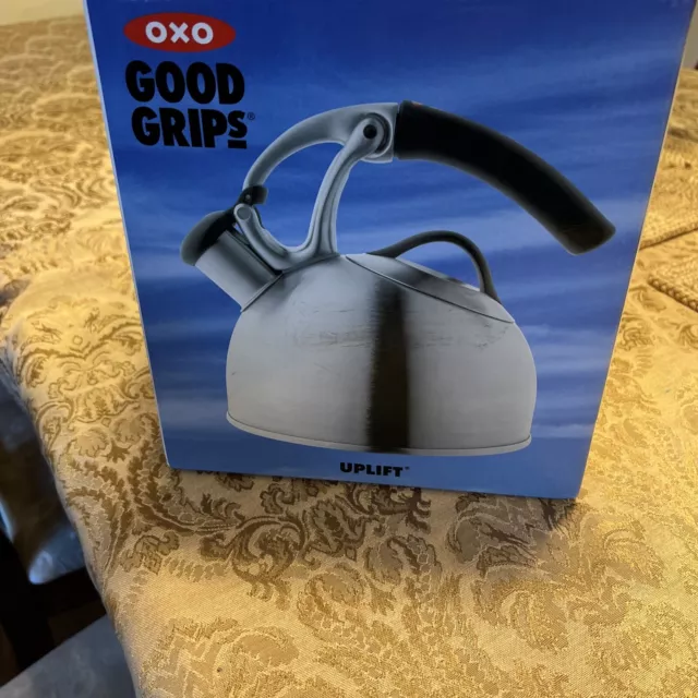 OXO Brew Uplift Tea Kettle Brushed Stainless Steel NEW