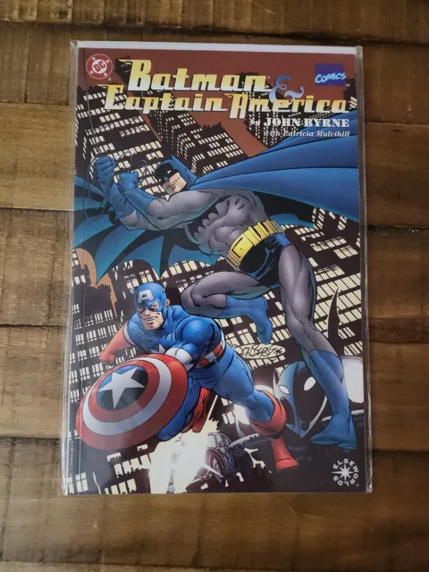 Batman & Captain America DC Comics/Marvel 1996 John Byrne ELSEWORLDS First Print