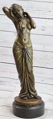 Aldo Bronzo Nude Statua Scultura Figurine-Original Sogno Danza Da Aldo Vitale Sale 