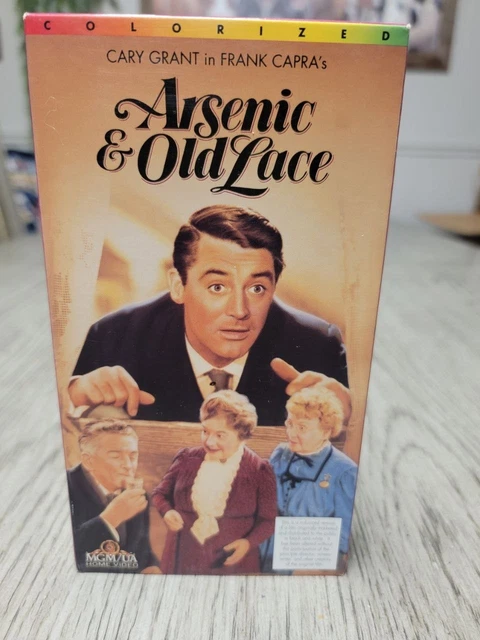 ARSENIC AND OLD Lace (VHS, 1989, Colorized) Cary Grant *BUY GET
