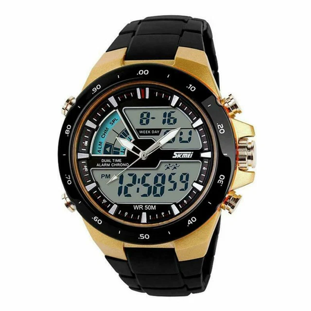 RELOJ DEPORTIVO PARA hombre Countdown Digital LED Reloj de pulsera
