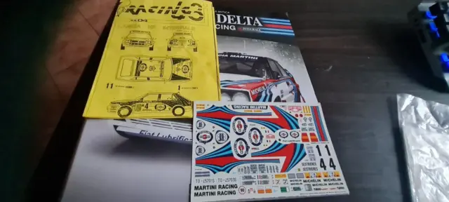 1:24 decal Racing43:Lancia Delta HF Martini Rally Montecarlo 1992