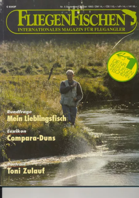 FliegenFischen, Nr. 5 September/Oktober 1993 Zeitschrift, Magazin für Flugangler