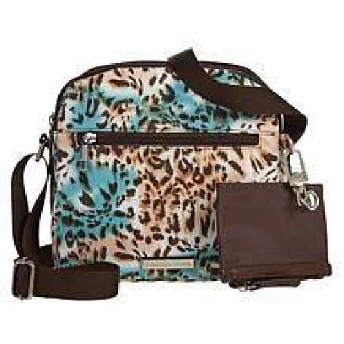 Samantha Brown To-Go Triple Compartment Crossbody - Safarai Ocean