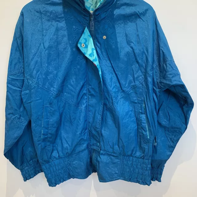 Puma Shell Suit Jacket Adult Small Blue Tracksuit Top Windbreaker 90s Vintage 3