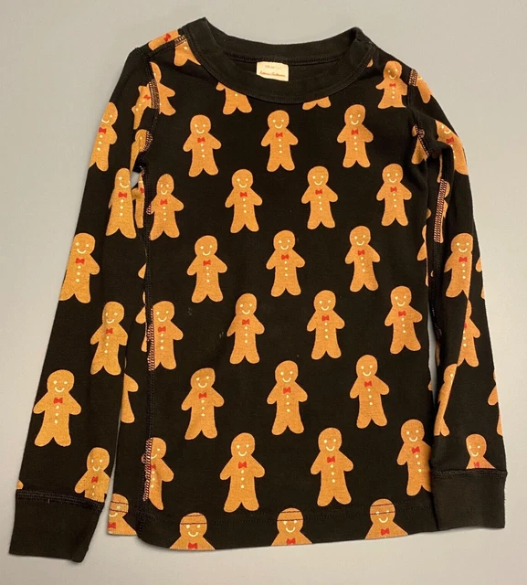HANNA ANDERSSON KIDS Gingerbread Holiday Winter Shirt Pajamas Top