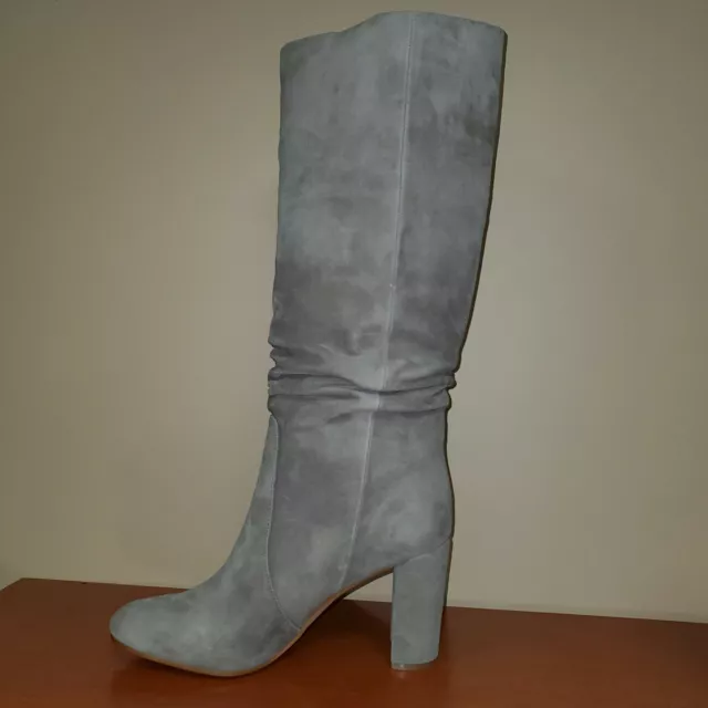 Vince Camuto Sessily Boot Foxy True Suede Womens size 6 6M Heel Slouchy