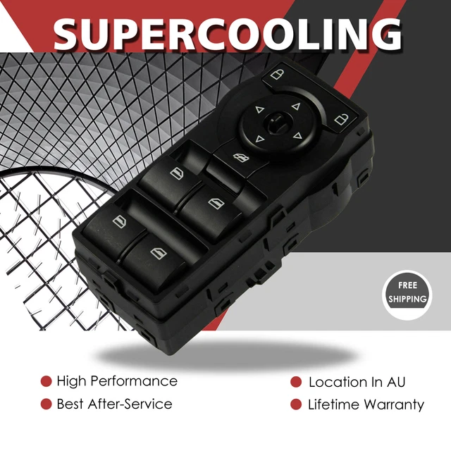 MASTER POWER WINDOW Switch For Holden Commodore VE With Red ...