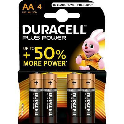 3x batería DURACELL Plus Power alcalina Mignon AA LR6 1,5 V 4 Bli