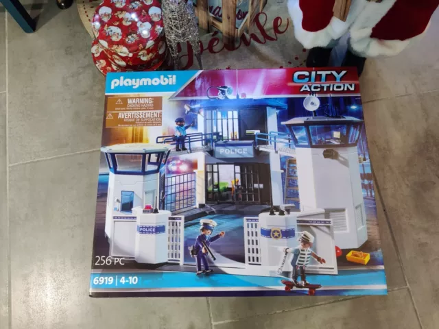 PLAYMOBIL City Action Poste De Police Avec Prison, À Partir De 4 Ans 6919