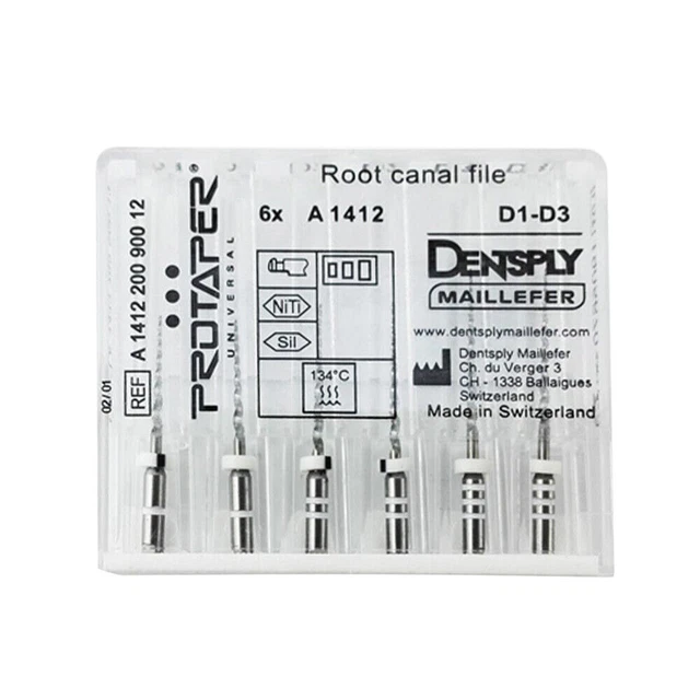 Dentsply Protaper Universal Lot de limes de retraitement D1-D3
